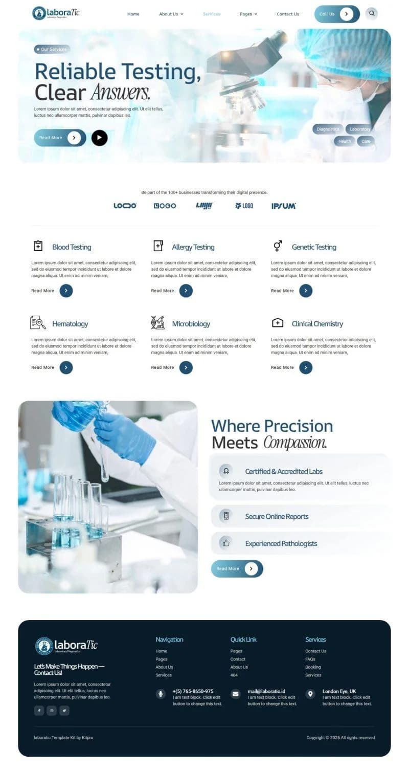 Diagnostic Lab & Pathology Portal